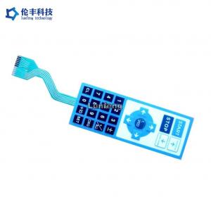 Wholesale PET Tactile Keypad Waterproof Membrane Keypad with ZIF Connector from china suppliers