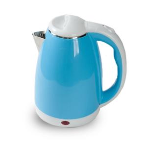 Wholesale Blue Food Grade Double Wall Electric Kettle Waterproof Mini Size Energy Saving from china suppliers