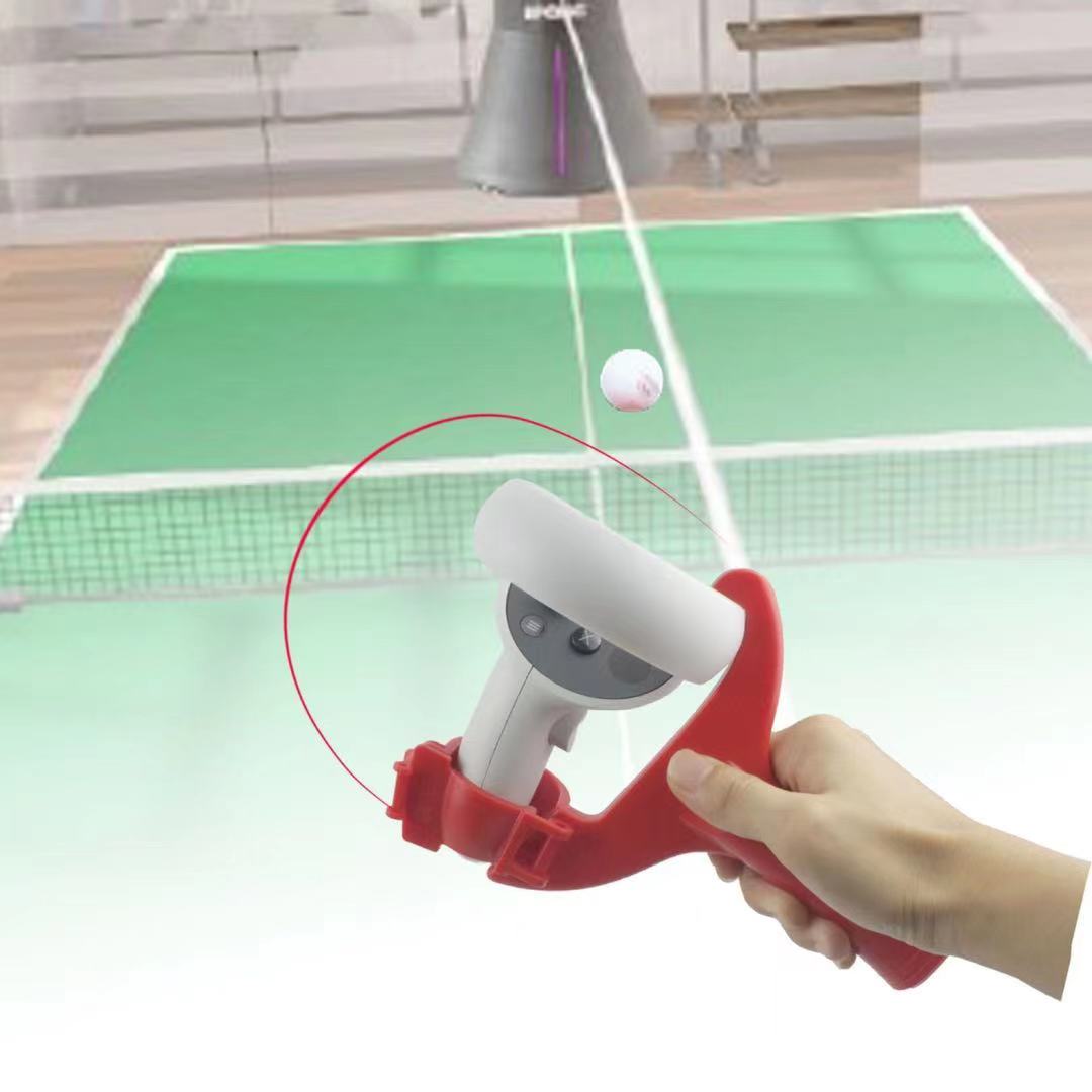 For Oculus Quest 2 VR integrated game accessories Handle Touch Controllers Table Tennis Paddle Grip in pairs