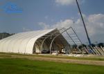 Custom Indoor Sports Hall Tent Curved Shape For Football Soccer Field Canopy For