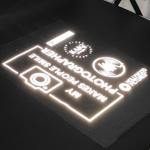 Sportswear Heat Transfer Iron On Reflective Logo Custom Reflective Labels For