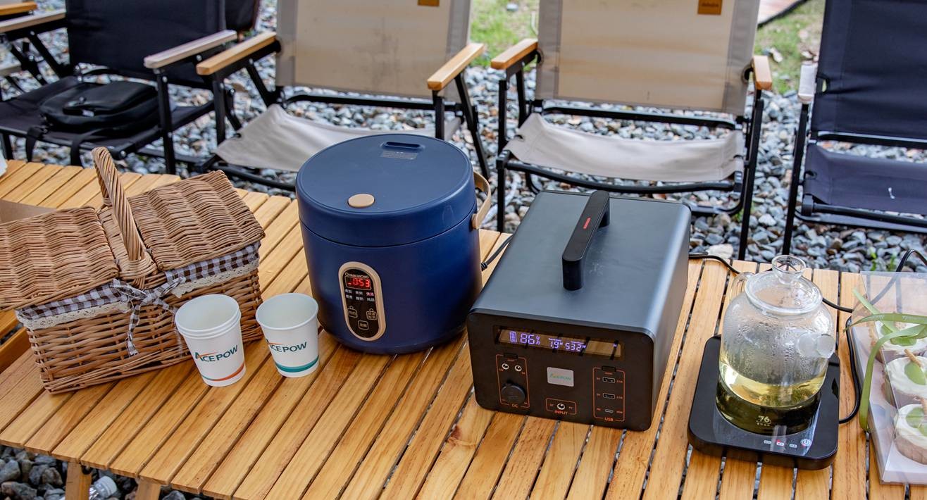 Metal Housing 1kw Lithium Generator Solar Input Long Life AH1000w