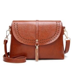 Wholesale Retro Shell Tassel Crossbody PU Leather Handbags from china suppliers