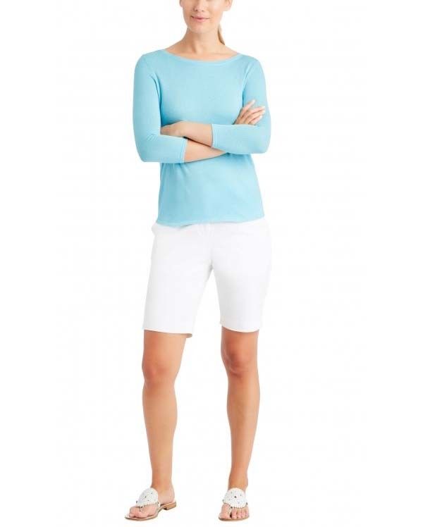 WOMEN'S 60% cotton/20% viscose/15% nylon/5% cashmere LONG SLEEVE BOAT NECK PULLOVER KNITTED SWEATER