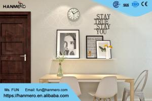 Wholesale Beige Non Woven Wallcovering Paper , Modern Striped Wallpaper For Bedroom And Living Room from china suppliers