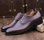Round Toe Mens Leather Loafers Skull Style Oxford Slip On Flats Shoes For Party
