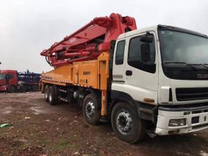 Wholesale 2011 Year Second Hand Truck 46 Meter Isuzu，Sany Brand Red And White Pump from china suppliers
