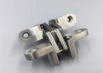 Wooden Cabinet Foor Mortise Mount Invisible Hinge , Hidden Door Hinges