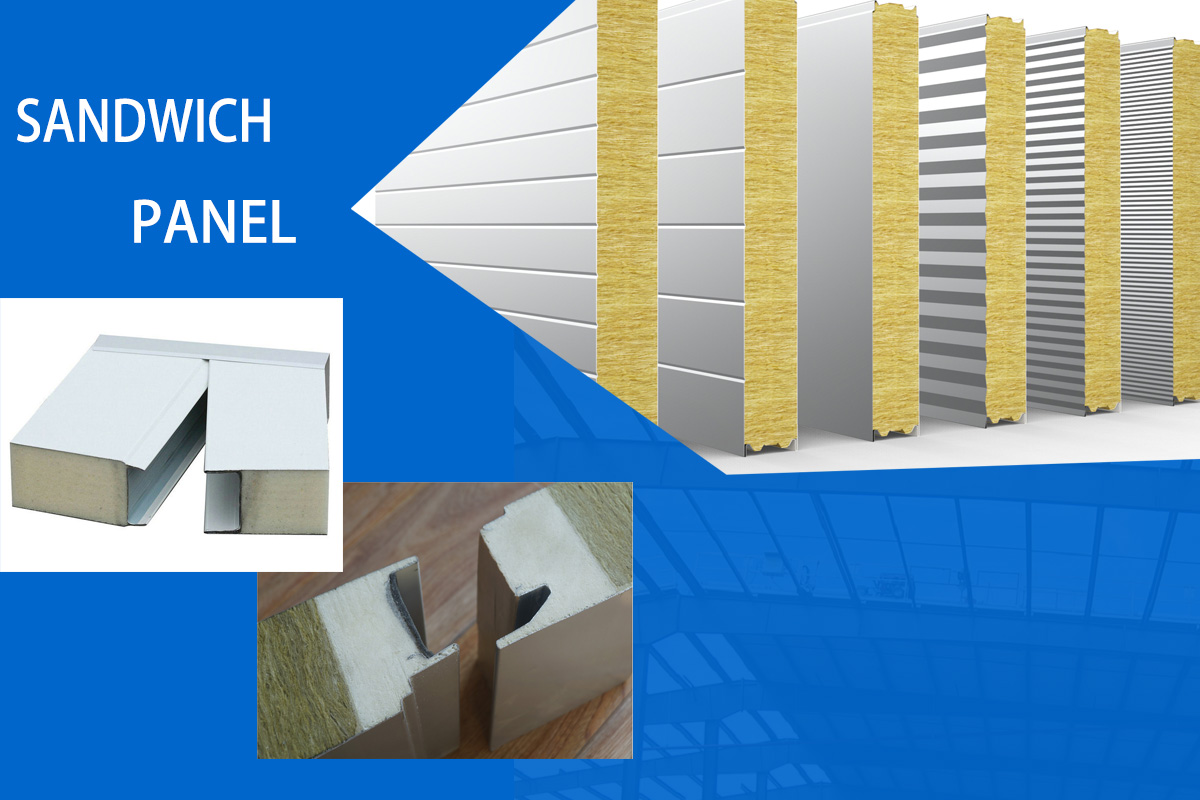 Contemporary Rock Wool Composite Roofing Panels For Cold Room Construction