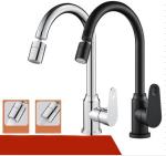 SUS304 Single Handle Kitchen Faucets Hot And Cold Tap Mixer Chrome