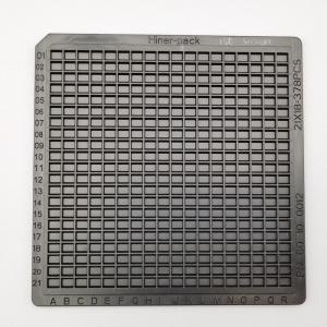 Wholesale Injection Moulding Waffle Tray Packaging Black ESD Stacked from china suppliers