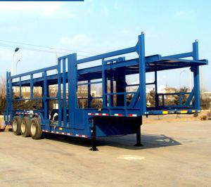 Wholesale 40T Air Suspension Car Carrier Trailer With Jost E100 Landing Gear from china suppliers