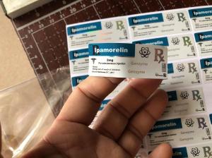 Wholesale Ipamorlin 2mg Peptide laser materail 2ML 3ML Vial BOTTLE Labels from china suppliers