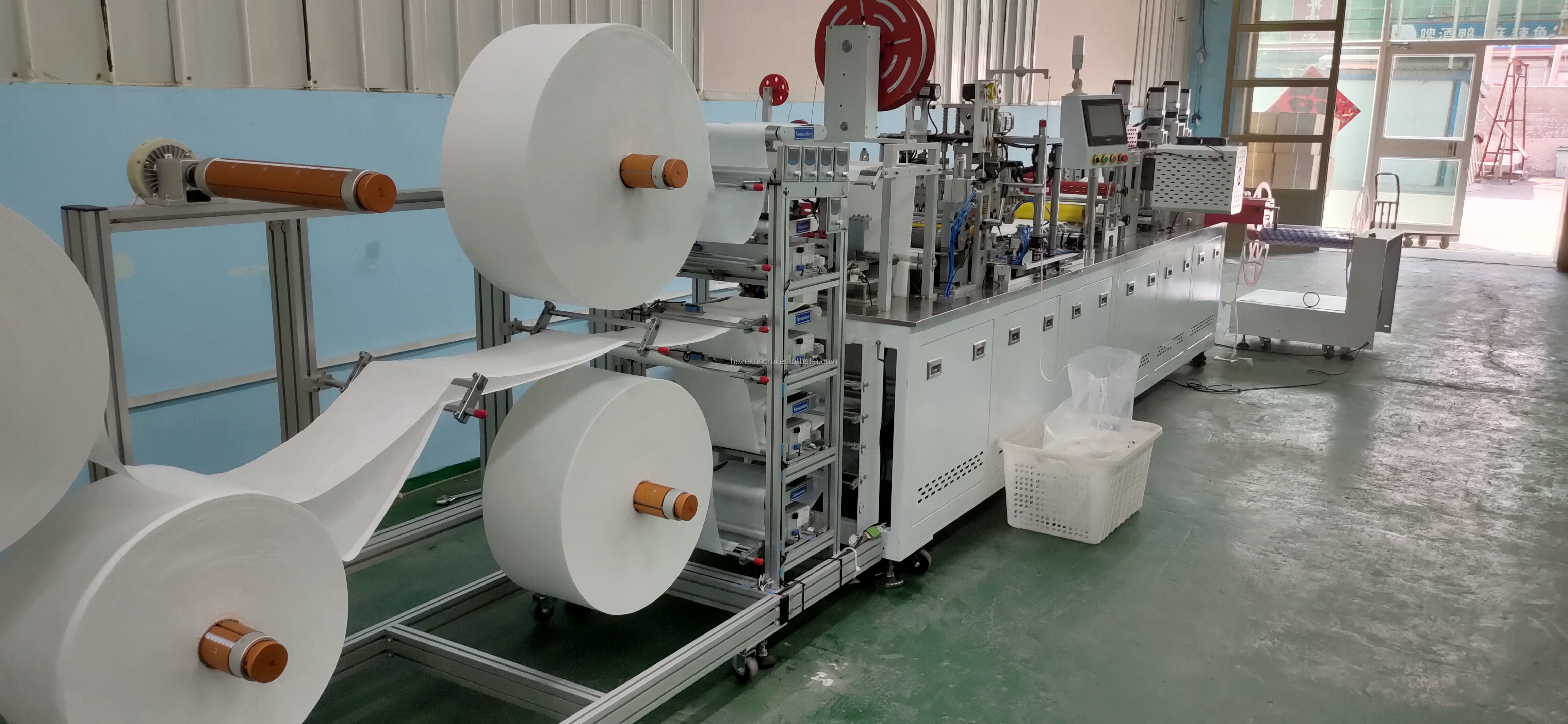 Fully Automatic KR-KN95 Non Woven Face Mask Machine With Video Outgoing Inspection