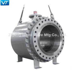 Wholesale Large Diameter Cast Steel Trunnion Ball Valve 30 Inch Bare Stem from china suppliers