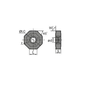 Wholesale High Hardness Carbide Milling Inserts For Mold Steel And Ordinary Steel from china suppliers
