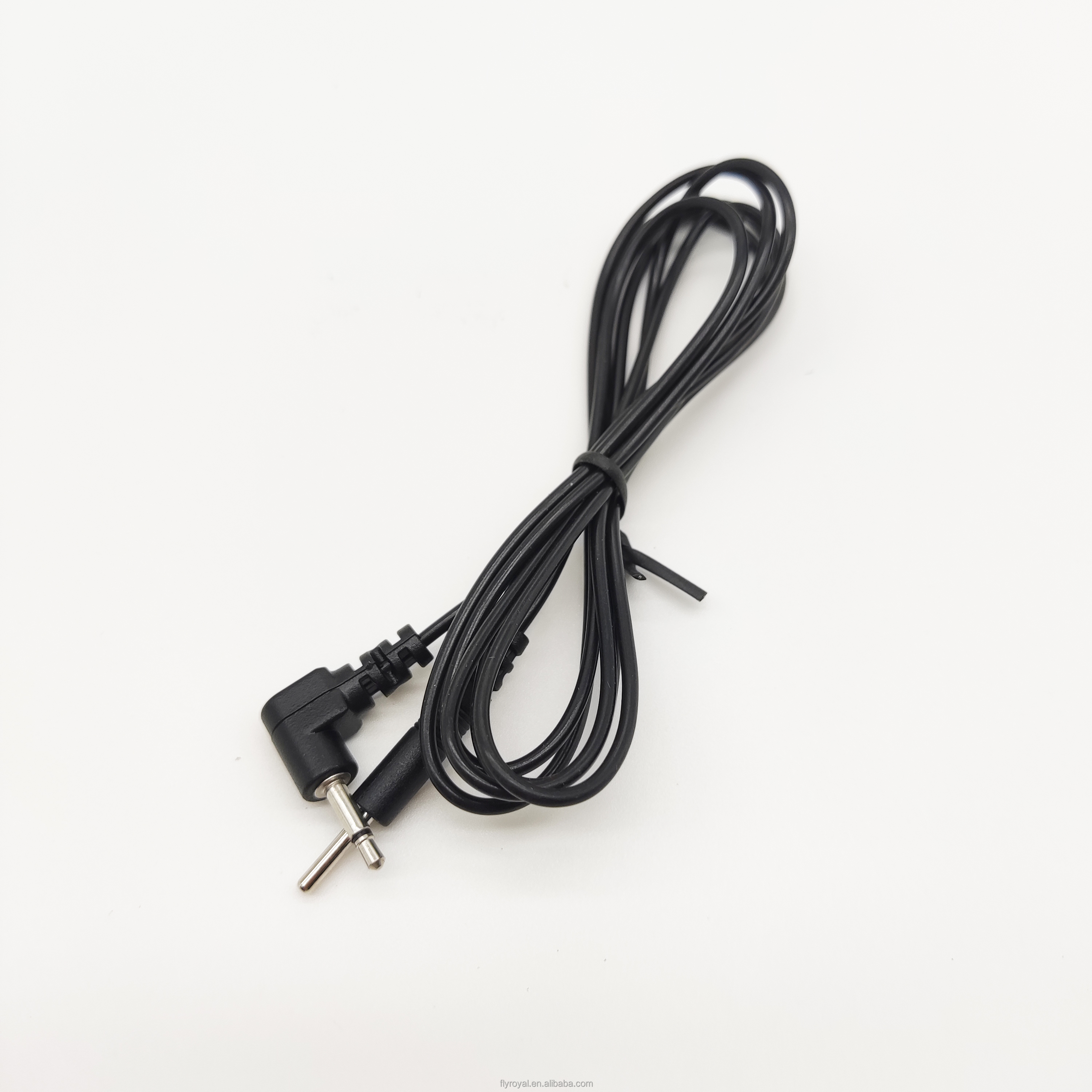 3.5mm Elbow Audio Jack To 2.0mm DC Pin Connector Lead Wire TENS Units Electrode Needle ECG Cable Medical