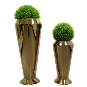 Wholesale Wholesale copper large planter pots indoor luxury from china suppliers