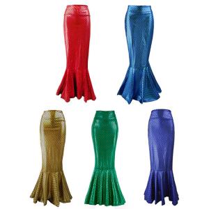 Wholesale Breathable Mermaid Tail Halloween Costume 90% Polyester 10% Spandex Material from china suppliers