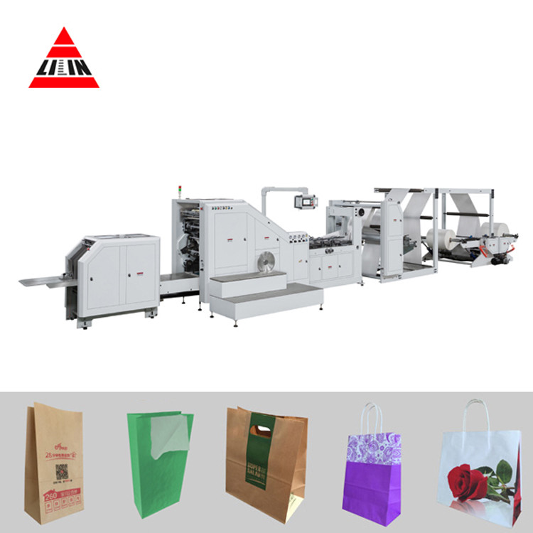 250pcs/Min Square Bottom Paper Bag Machine 295-640mm