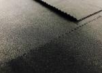 220GSM Bathing Suit Material / Stretch 84% Black Polyester Fabric For Swimsuit