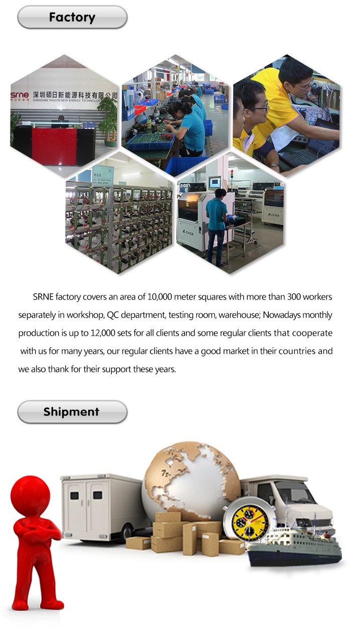 CE 12V Solar Street Light Charge Controller , IP68 Srne Charge Controller