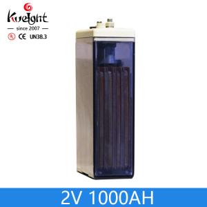 Wholesale High Capacity OPzS Tubular Battery Flooded 2v 1000ah Home Solar Power Battery from china suppliers