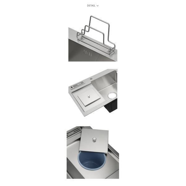 42' Top Mount Multi Function Kitchen Sink Knife Holder 105x48