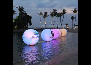 Wholesale LED 72W RGB Attractive Inflatable Floating Water Balloon AC230V 50HZ / AC120V 60HZ from china suppliers