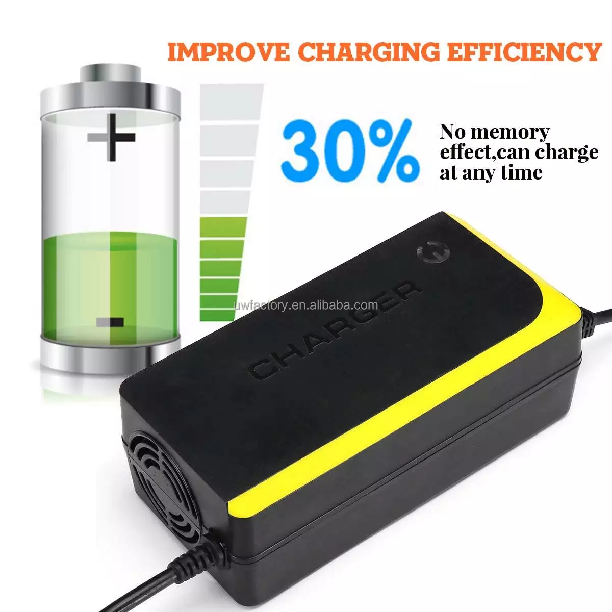 Electric Tool 48V3A 48V20Ah E-Bike Automatic Universal Battery Charger for Electric Vehicle EU/US/UK Plug