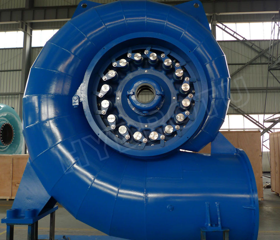 Horizontal / Vertical Francis Turbine Runner for Capacity 100KW - 20MW Hydropower Station