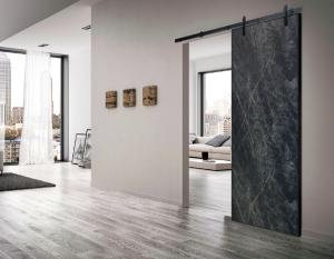 Wholesale 45MM Thickness HPL Aluminum Frame Barn Door Sliding Door for House from china suppliers