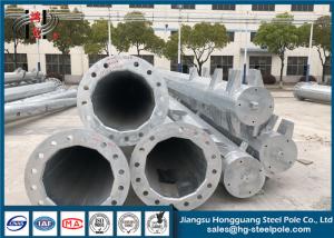Wholesale Steel Hot Dip Galvanized Electrical Power Pole For Transmission Line Project from china suppliers