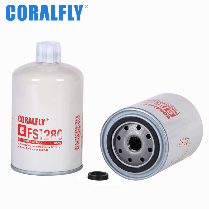 Coralfly Diesel Excavator Engine Fleetguard Fuel Filter FS1280