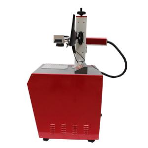 Wholesale Desktop Red Fiber Laser Marking Machine / Led Bulb Logo Fiber Laser Printer from china suppliers