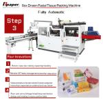 Box Pumping Facial Tissue Carton Box Sealing Packing Machine Production Line for