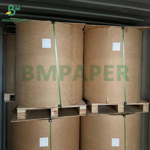 Wholesale 50gsm 60gsm Virgin Brown Kraft Paper Rolls For Dividers 100cms Width from china suppliers