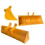 CE Approval Excavator Ditch Bucket 1.5-55Ton Customized