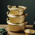 Korean Style Kimchi Noodle Pot Kitchen Cooking Pots Korean Cookware Soup Serving