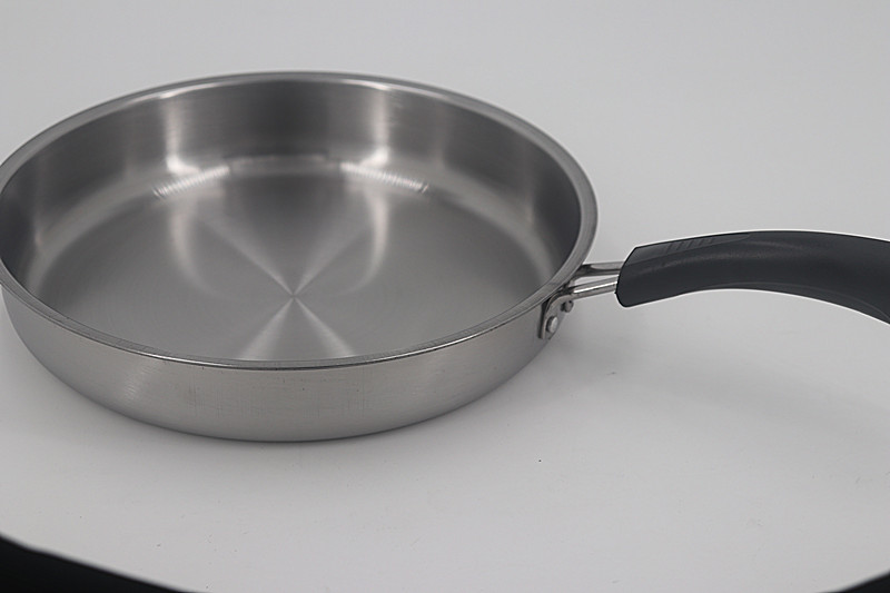 3pcs fry pan set & frying pan non-stick&20cm to 28cm & fry pan stainless steel wtih red color