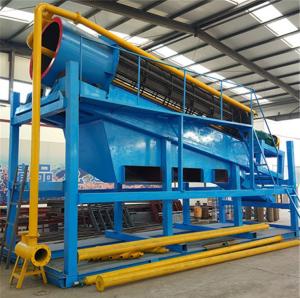 Wholesale Placers Diamond Ore Black Sand Sluice Washer 50 - 100TPH Gold Processing Mining Equipment from china suppliers