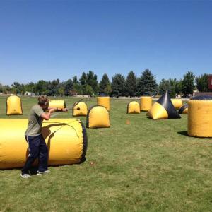 Wholesale Inflatable Paintball Bunkers Archery Tag Obstacles Shooting Games from china suppliers
