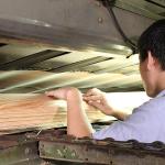 Door Skin American Natural Cherry Wood Veneer Quarter Cut Straight Grain