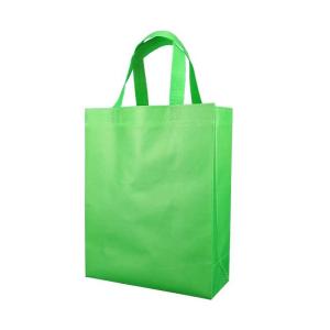 Wholesale Recycled Green 86Gsm Printed Non Woven Shopping Bags Virgin Polypropylene from china suppliers