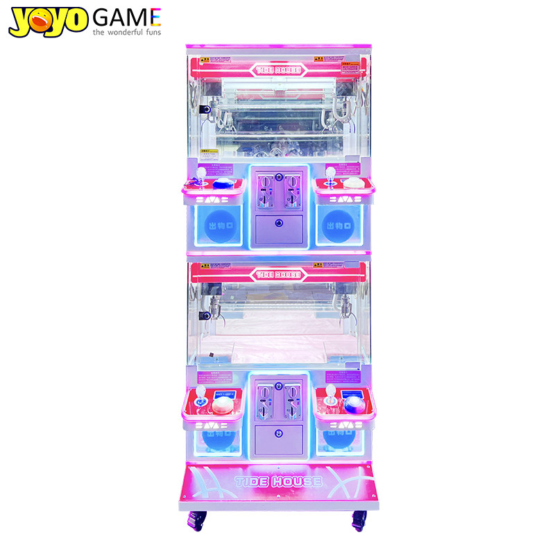 Boutique Coin-Operated Mini Claw Machine With Credit Card Reader Kids Toy Crane Arcade Claw Machine