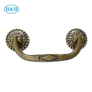 Wholesale H031 Luxury Metal Coffin Handles For Coffin Casket Accessories 19×7.5 Cm from china suppliers