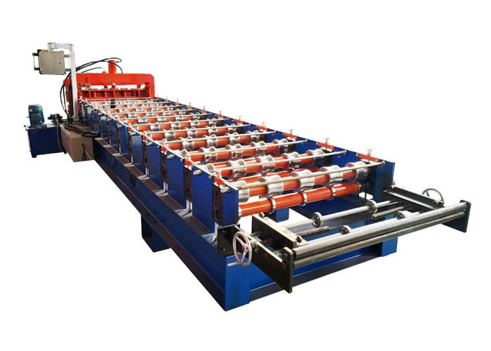 Profiled Aluminium Roll Forming Machine , Galvanized Color Steel Roll Forming Machine