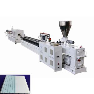 Wholesale 450-600mm PVC Roof Wall Ceiling Decoration Panel Making Machine Twin Screw Extruder HYZS80/156 55kw from china suppliers