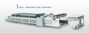 Wholesale Economic Semi automatic Flute Laminating Machine Pasting Paper machine from china suppliers