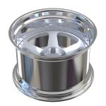 Porsche GT4 Rims 2 PC Forged Wheels Big Lip Polished 19x12J Negative Offset